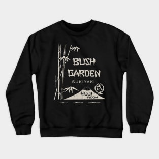 Vintage Retro Bush Garden Japanese Restaurant Seattle Crewneck Sweatshirt